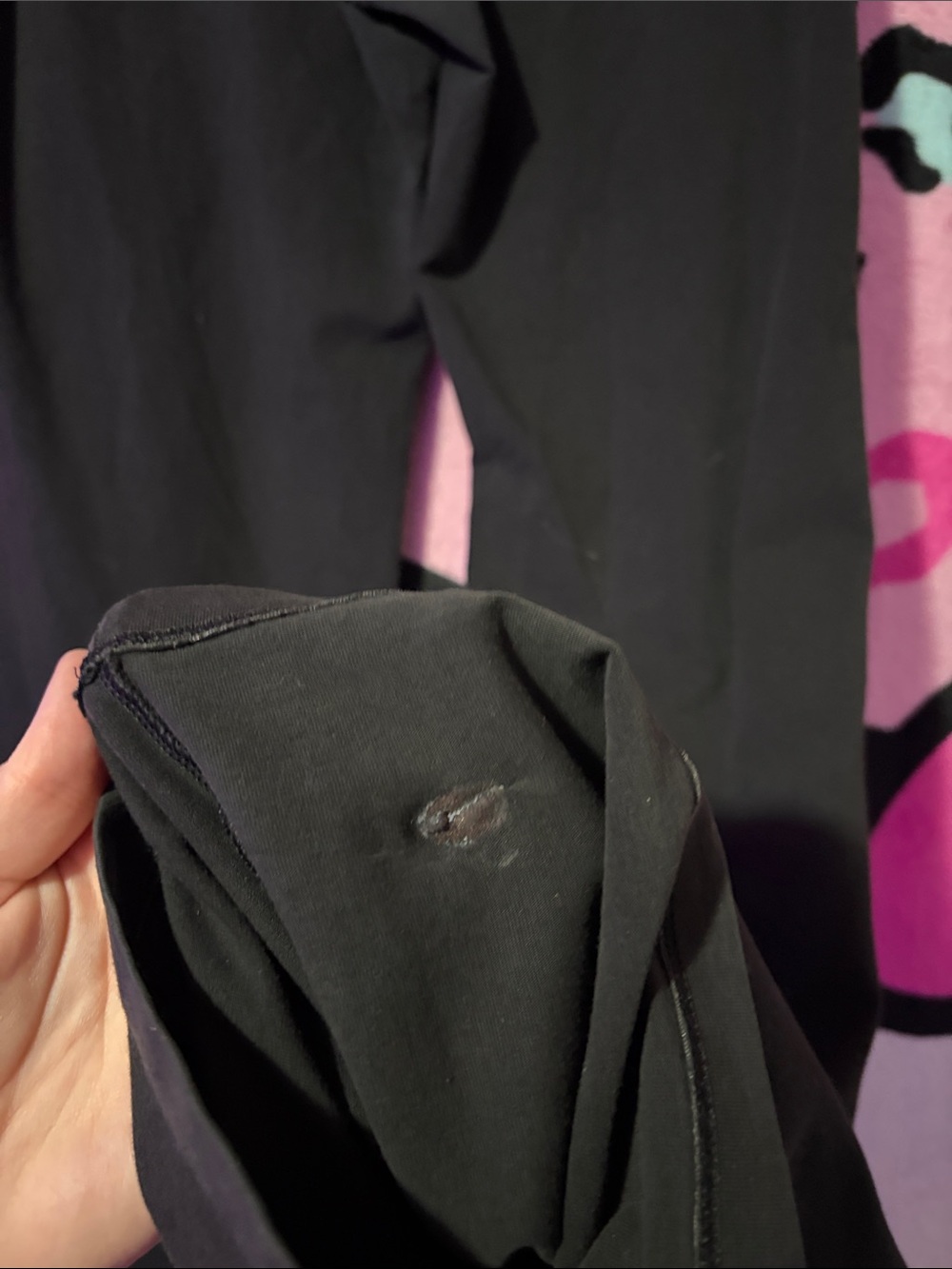 PINK Victoria’s secret fold over flare yoga pants - Picture 6 of 8